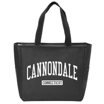 Cannondale Connecticut Ct Vintage Athletic Sports Zip Tote Bag