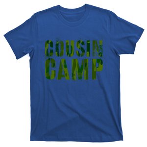 Camo Cousin Camp Funny Grandma Crew Grandpa Summer Trip Cool Gift T-Shirt