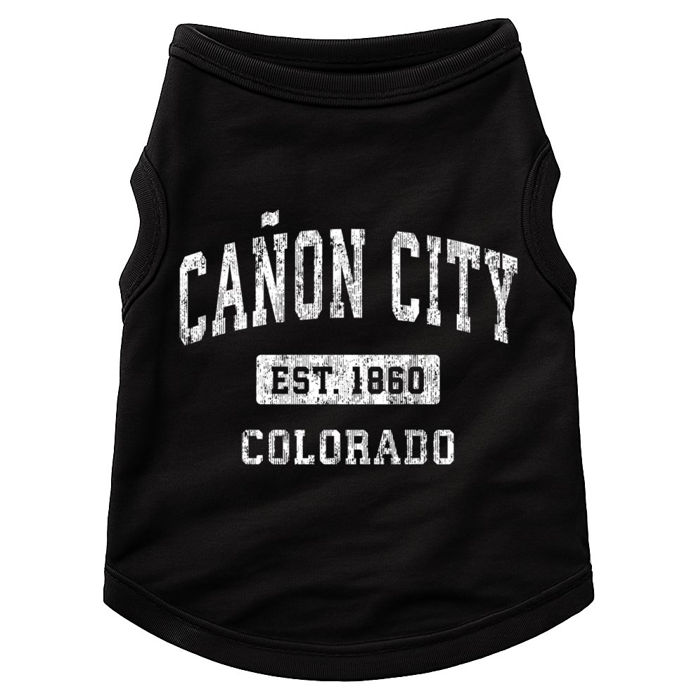 Canon City Colorado Co Vintage Sports Doggie Tank