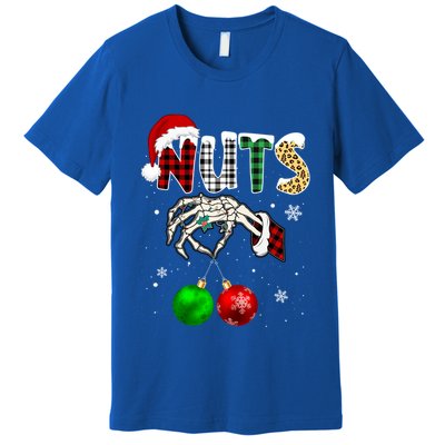Chestnuts Christmas Chest Nuts Xmas Couple Matching Costume Gift Premium T-Shirt