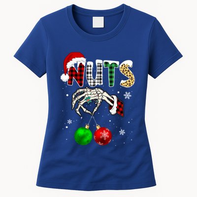 Chestnuts Christmas Chest Nuts Xmas Couple Matching Costume Gift Womens T-Shirt