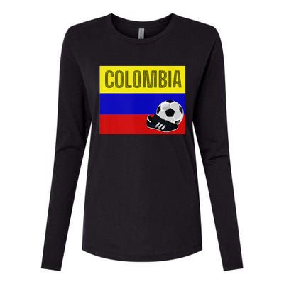 Colombia Copa Womens Cotton Relaxed Long Sleeve T-Shirt