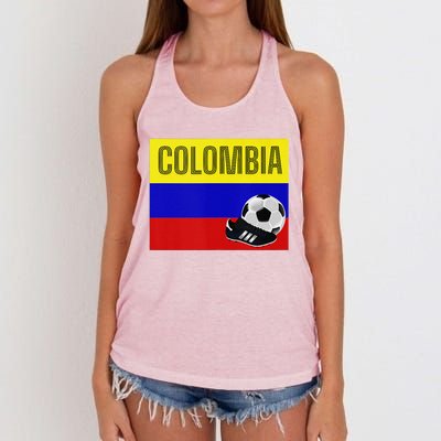 Colombia Copa Women's Knotted Racerback Tank