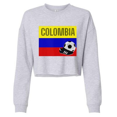 Colombia Copa Cropped Pullover Crew