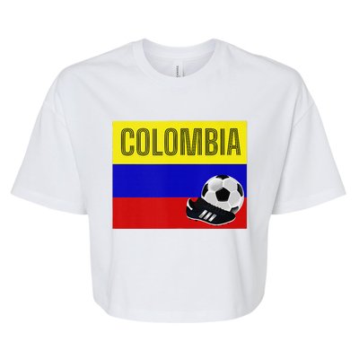 Colombia Copa Bella+Canvas Jersey Crop Tee