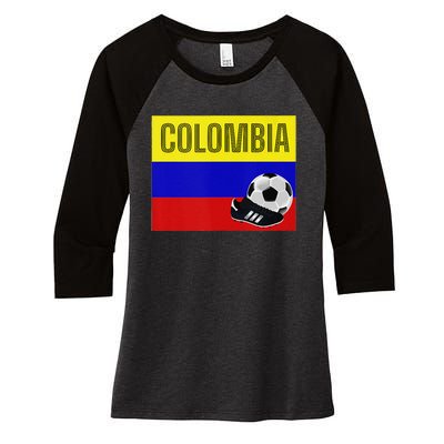 Colombia Copa Women's Tri-Blend 3/4-Sleeve Raglan Shirt