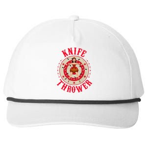 Circus Costume Circus Knife Thrower Costume Snapback Five-Panel Rope Hat