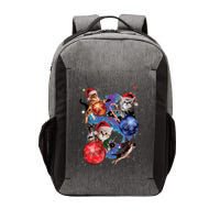 Cute Christmas Cats In Space Ornaments Graphic Vector Backpack