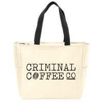 Criminal Coffee Zip Tote Bag