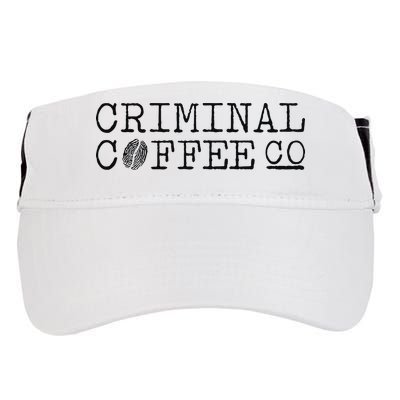 Criminal Coffee Adult Drive Performance Visor