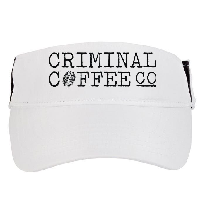 Criminal Coffee Adult Drive Performance Visor