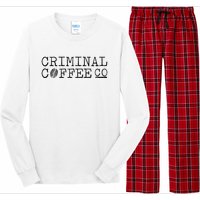 Criminal Coffee Long Sleeve Pajama Set