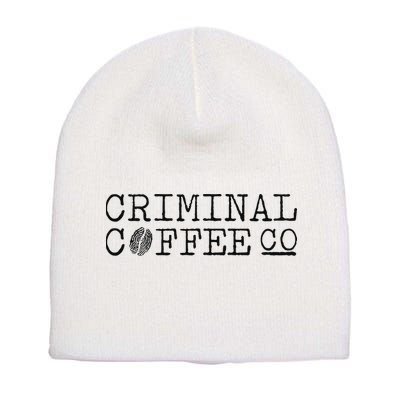 Criminal Coffee Short Acrylic Beanie