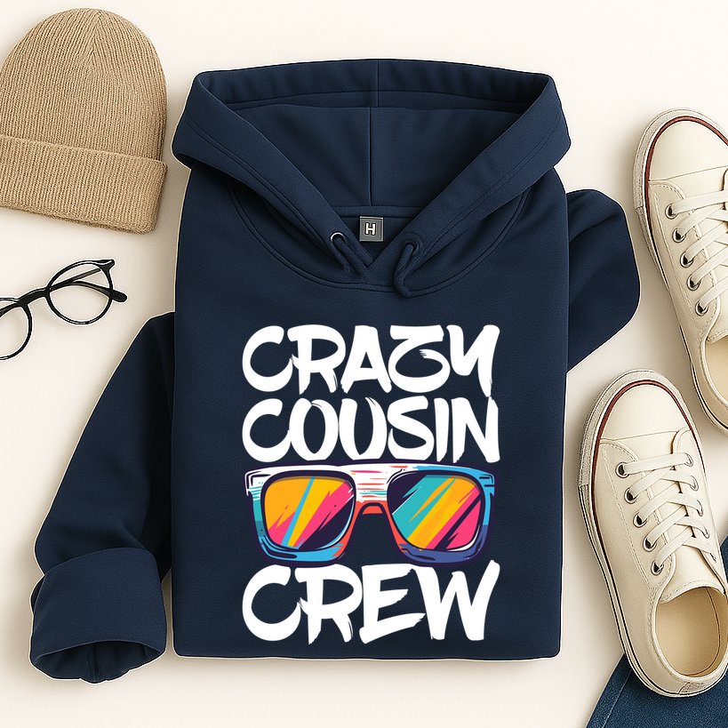 Crazy Cousin Crew Adults Boy Girl Matching Hoodie