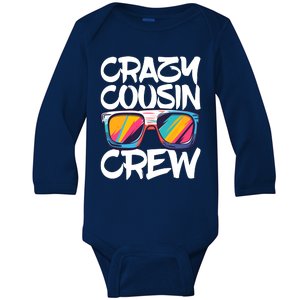 Crazy Cousin Crew Adults Boy Girl Matching Baby Long Sleeve Bodysuit