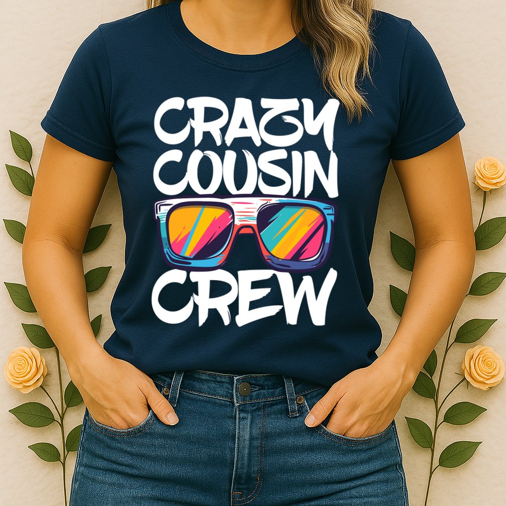 Crazy Cousin Crew Adults Boy Girl Matching Womens T-Shirt