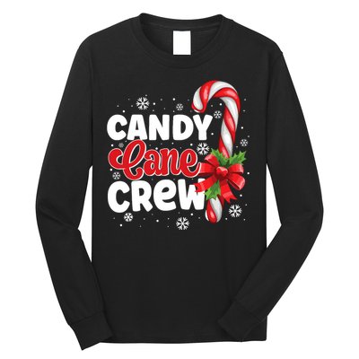 Candy Cane Crew Christmas Candy Love Pajamas Long Sleeve Shirt