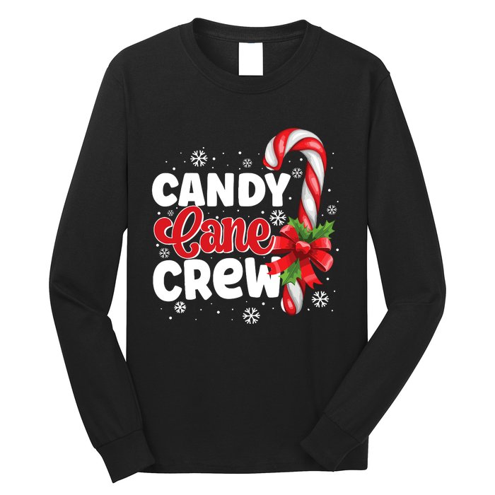 Candy Cane Crew Christmas Candy Love Pajamas Long Sleeve Shirt