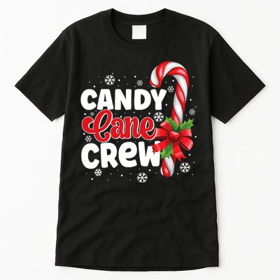 Candy Cane Crew Christmas Candy Love Pajamas Tall T-Shirt