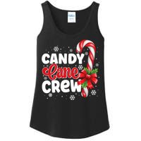 Candy Cane Crew Christmas Candy Love Pajamas Ladies Essential Tank