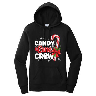 Candy Cane Crew Christmas Candy Love Pajamas Women's Pullover Hoodie