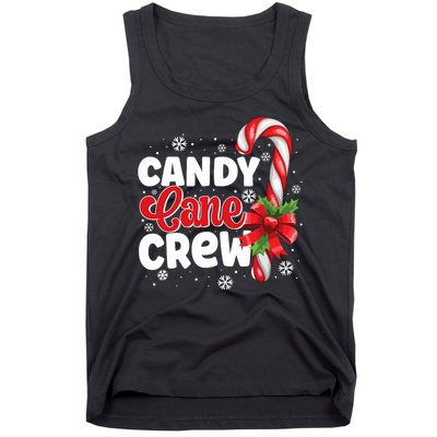 Candy Cane Crew Christmas Candy Love Pajamas Tank Top