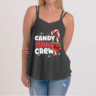 Candy Cane Crew Christmas Candy Love Pajamas Women's Strappy Tank