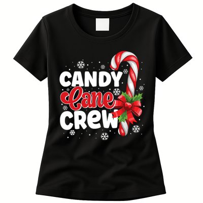 Candy Cane Crew Christmas Candy Love Pajamas Women's T-Shirt