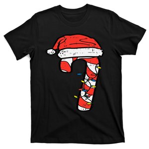 Christmas Candy Cane Santa Xmas T-Shirt