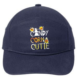 Candy Corn Cutie Meaningful Gift Halloween Costume Meaningful Gift 2020 National 7-Panel Snapback Hat