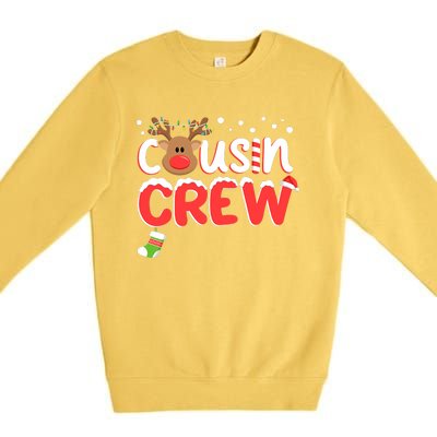 Cousin Crew Christmas Cousins Christmas Matching Family Premium Crewneck Sweatshirt