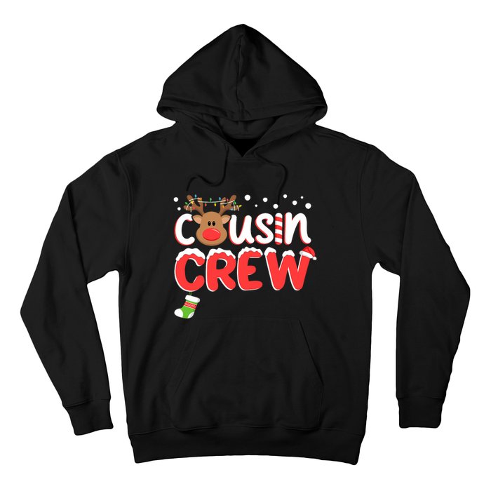 Cousin Crew Christmas Cousins Christmas Matching Family Hoodie