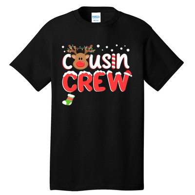 Cousin Crew Christmas Cousins Christmas Matching Family Tall T-Shirt