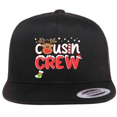 Cousin Crew Christmas Cousins Christmas Matching Family Flat Bill Trucker Hat
