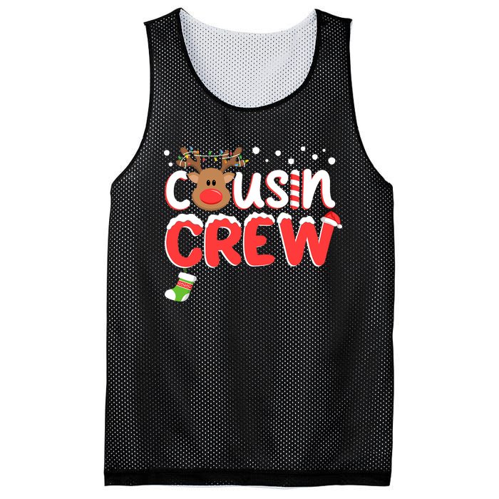 Cousin Crew Christmas Cousins Christmas Matching Family Mesh Reversible Basketball Jersey Tank