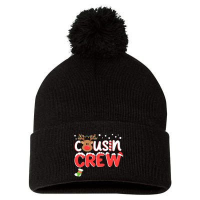 Cousin Crew Christmas Cousins Christmas Matching Family Pom Pom 12in Knit Beanie