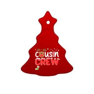 Cousin Crew Christmas Cousins Christmas Matching Family Ceramic Tree Ornament