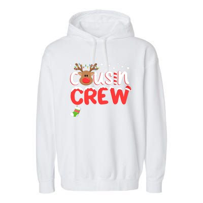 Cousin Crew Christmas Cousins Christmas Matching Family Garment-Dyed Fleece Hoodie