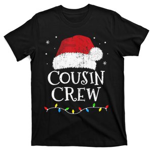 Christmas cousin crew with santa claus hat for family xmas T-Shirt