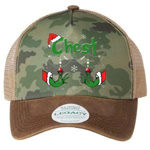 Christmas Couples Chest Matching Chestnuts Legacy Tie Dye Trucker Hat