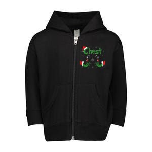 Christmas Couples Chest Matching Chestnuts Toddler Zip Fleece Hoodie