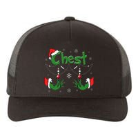 Christmas Couples Chest Matching Chestnuts Yupoong Adult 5-Panel Trucker Hat