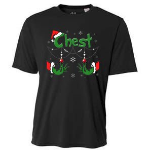 Christmas Couples Chest Matching Chestnuts Cooling Performance Crew T-Shirt