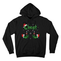 Christmas Couples Chest Matching Chestnuts Hoodie