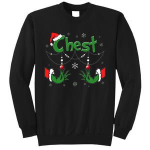 Christmas Couples Chest Matching Chestnuts Sweatshirt