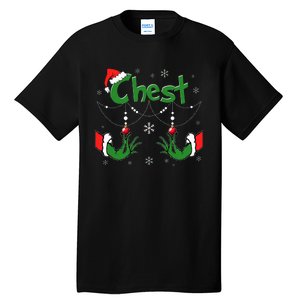 Christmas Couples Chest Matching Chestnuts Tall T-Shirt