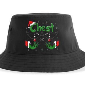 Christmas Couples Chest Matching Chestnuts Sustainable Bucket Hat