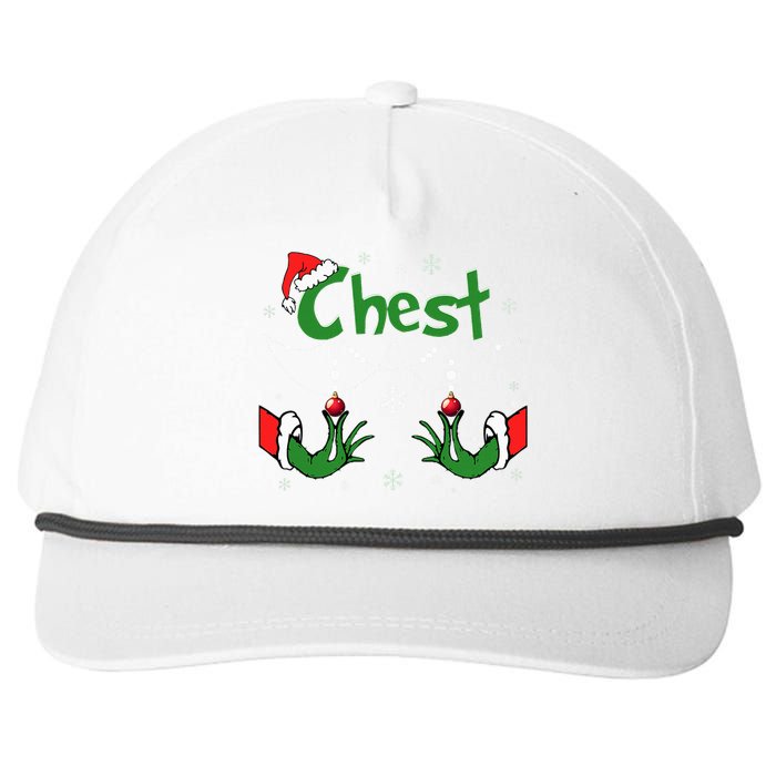 Christmas Couples Chest Matching Chestnuts Snapback Five-Panel Rope Hat