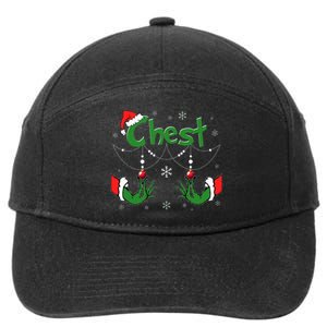 Christmas Couples Chest Matching Chestnuts 7-Panel Snapback Hat