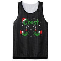 Christmas Couples Chest Matching Chestnuts Mesh Reversible Basketball Jersey Tank